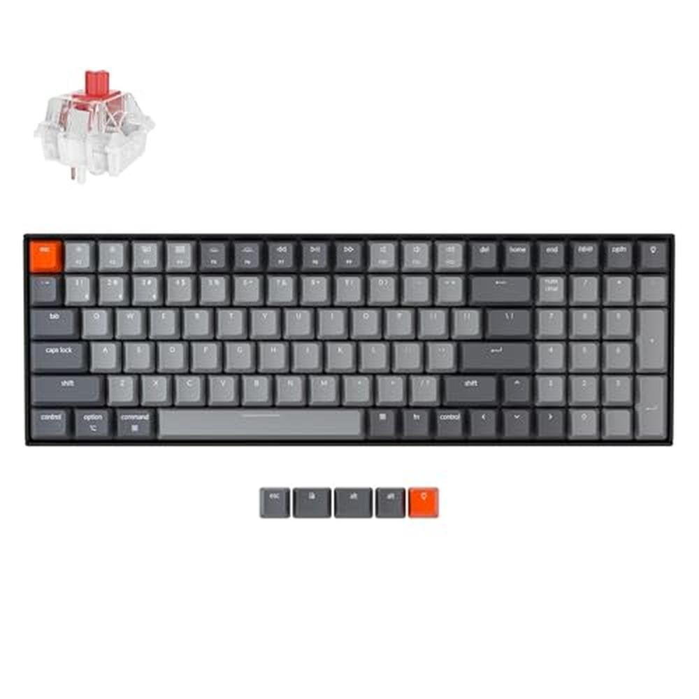 Keychron Layout: Keychron K4 96 Layout 100 Keys Wireless – Front View