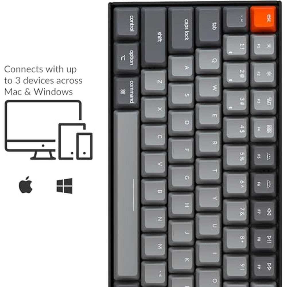 Keychron Layout: Keychron K4 96 Layout 100 Keys Wireless – Close-up Detail