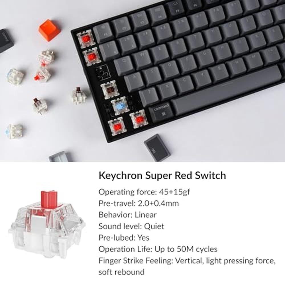 Keychron Layout: Keychron K4 96 Layout 100 Keys Wireless – In Use