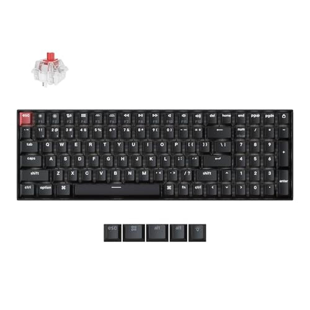 Keychron Layout: Keychron K4 96% Mechanical Keyboard – Front View