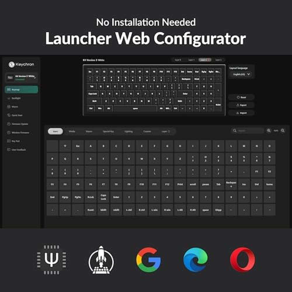 Keychron Layout: Keychron K4 96% Mechanical Keyboard – In Use