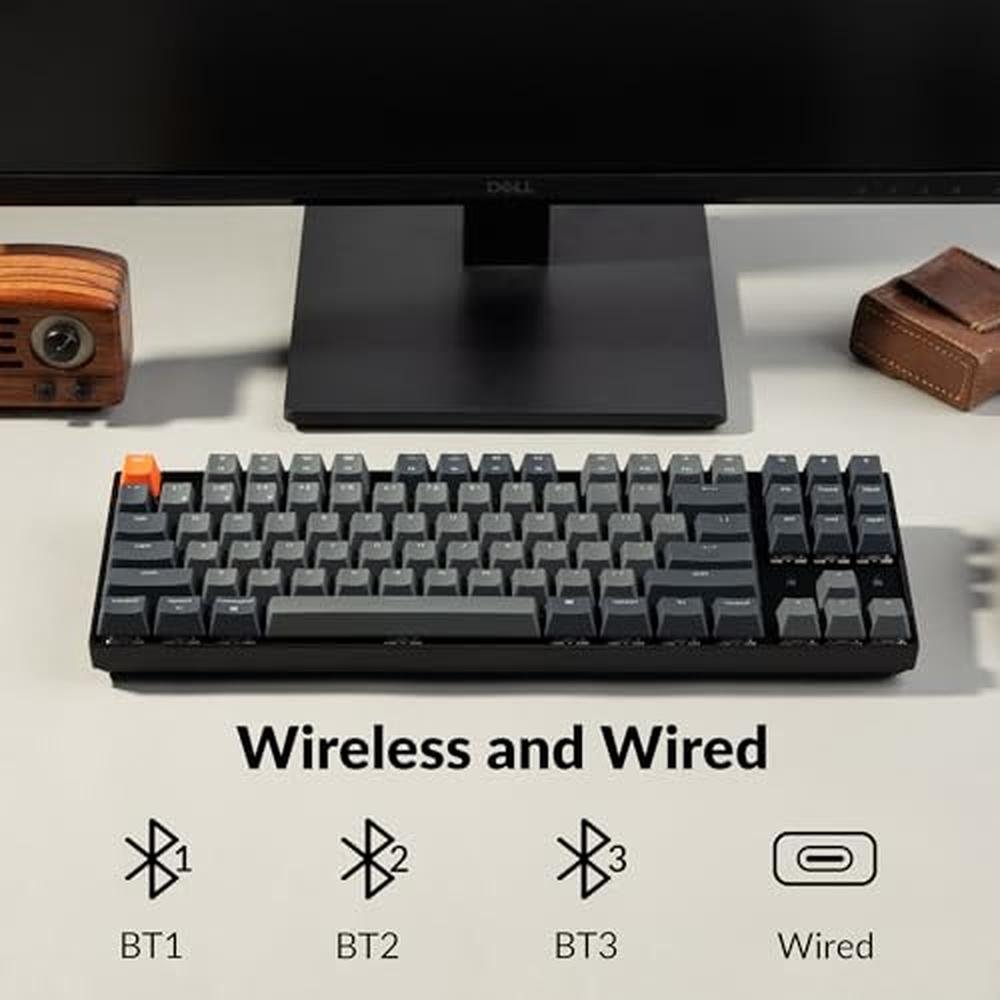 Keyboard Keychron: Keychron K8 Tenkeyless Wireless – Side View