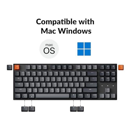 Keyboard Keychron: Keychron K8 Tenkeyless Wireless – Close-up Detail