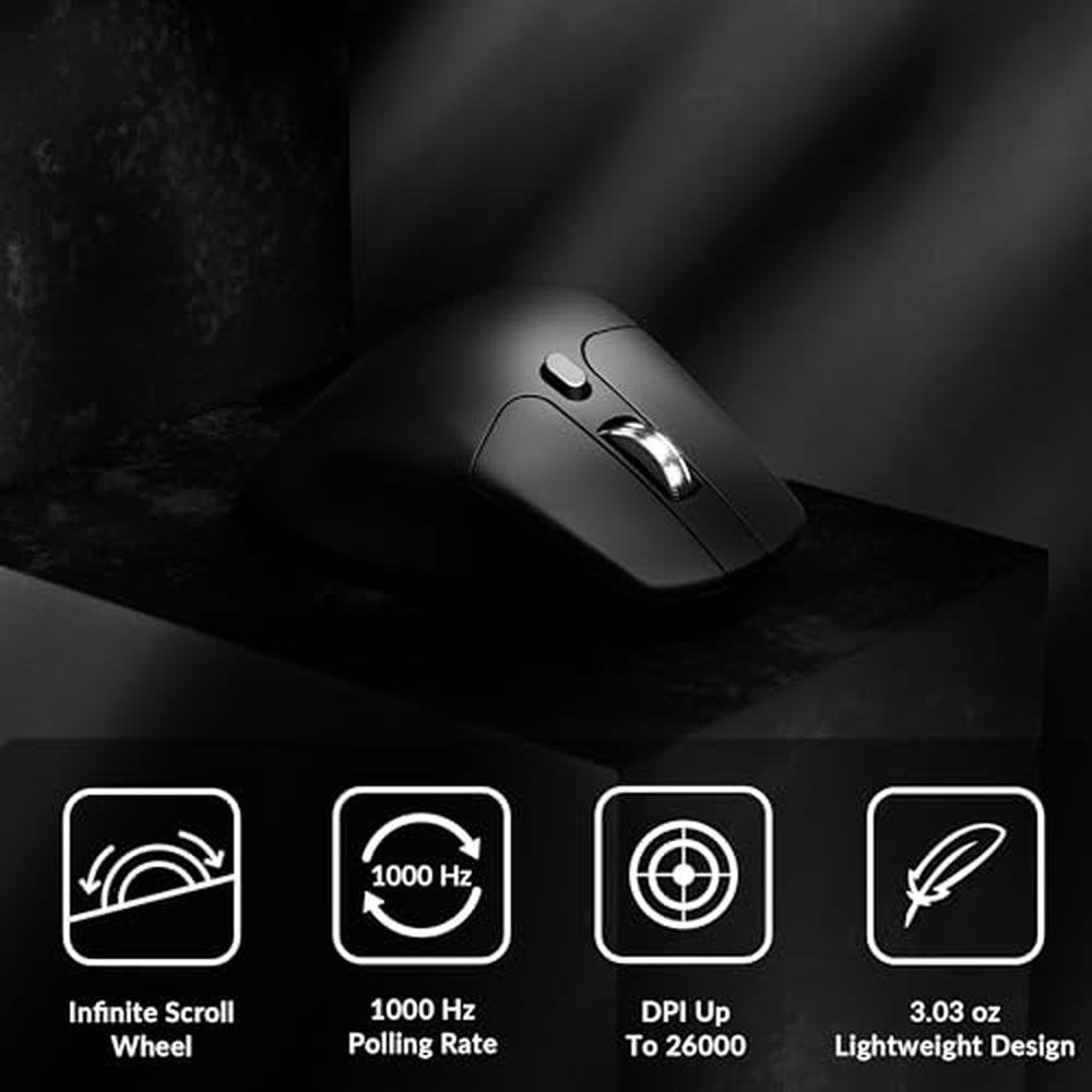 Keychron M6 Silent Wireless Gaming Mouse – Close-up Detail