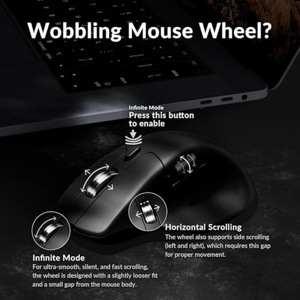 Keychron M6 Silent Wireless Gaming Mouse – In Use