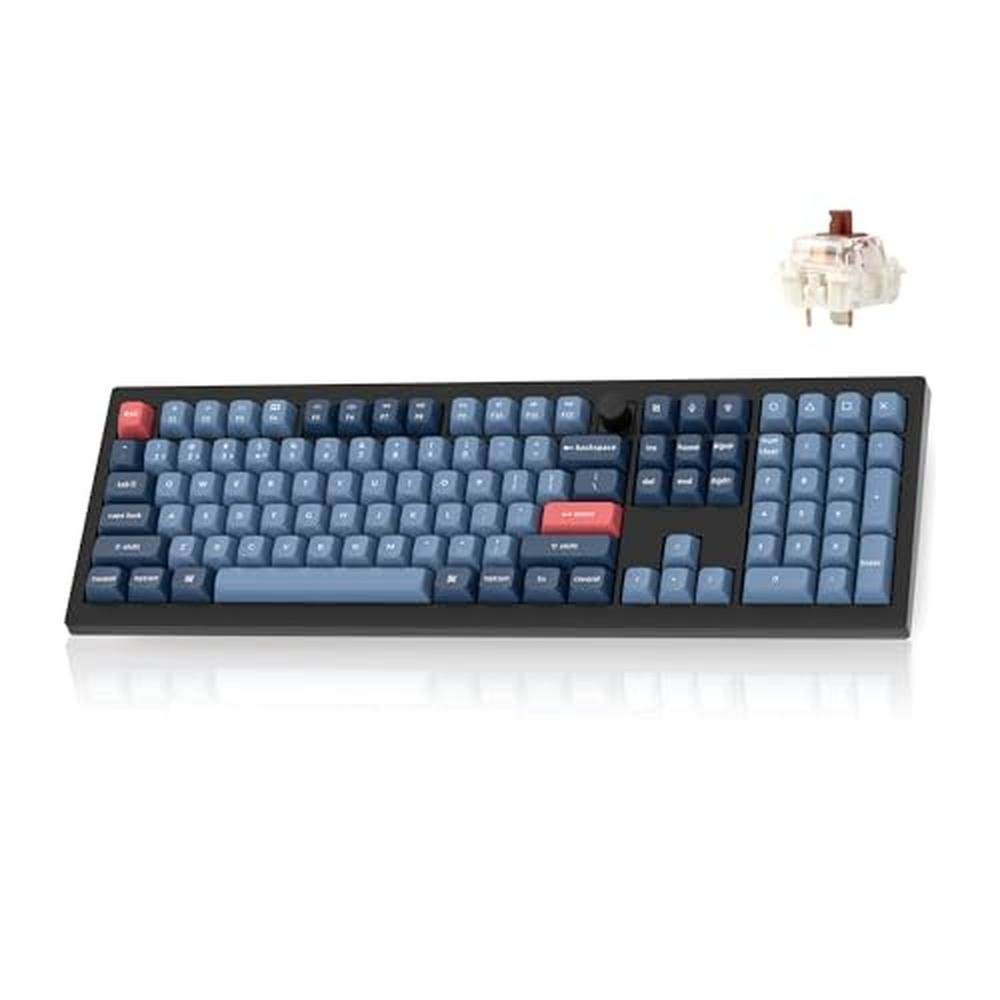 Keychron V6 Max Wireless Custom Mechanical Keyboard – Front View