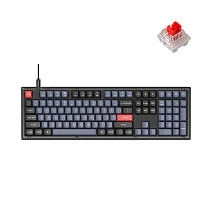 Keychron V6 Wired Custom Mechanical Keyboard – Front View