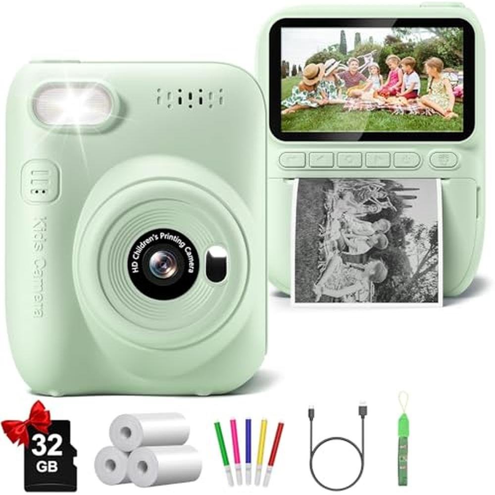 Camera Kids: 3.0 HD 32MP 1080P Toddler Digital Camera with – Front View
