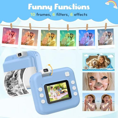 Camera Instant Print: Kids Digital Camera with Flip Lens – Close-up Detail
