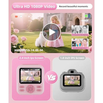 Kids Camera: Instant Print for Boys and Girls 48MP HD – Packaging