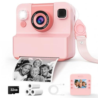 Girls Kids Camera: Instant Print Toys for Teenage Girls – Front View