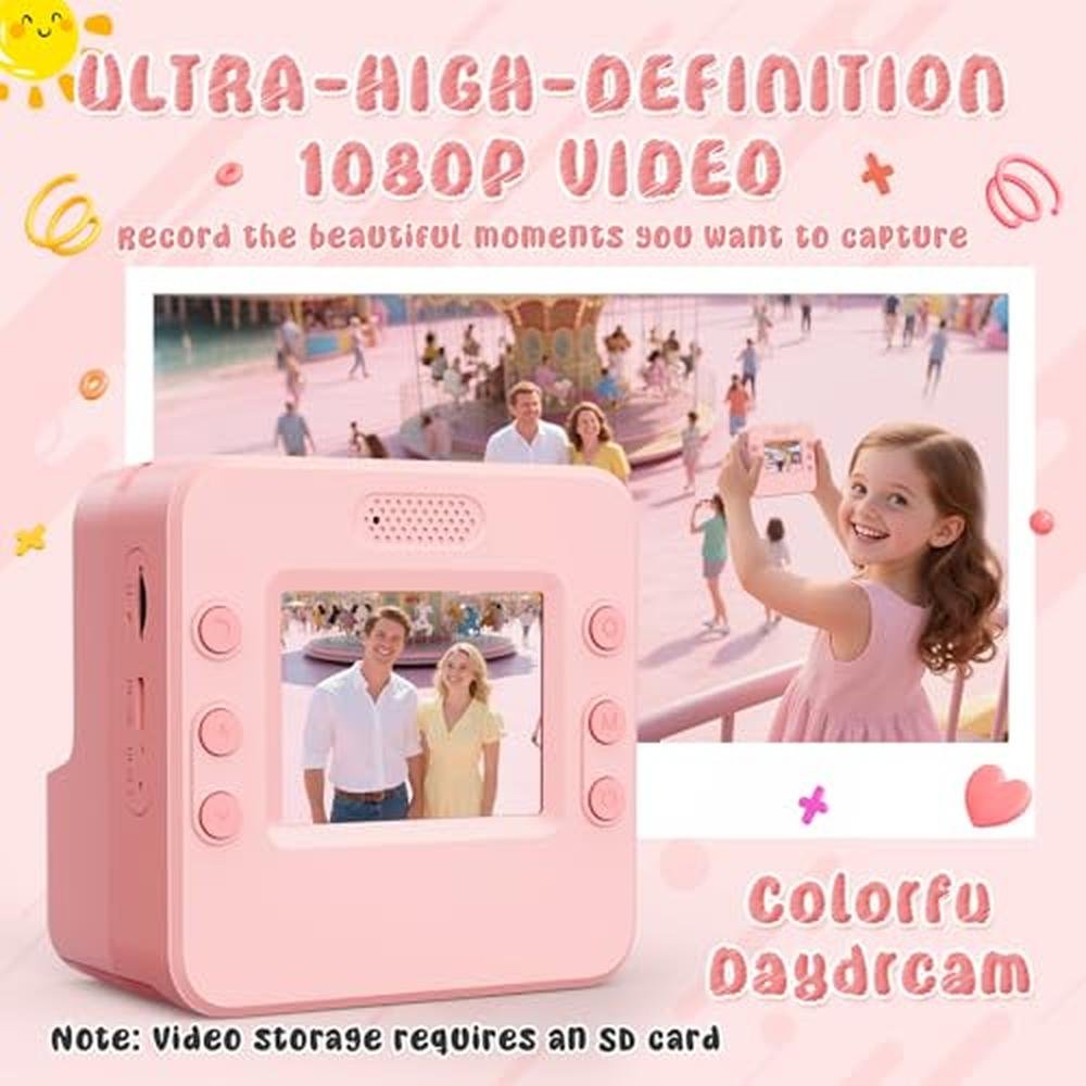 Girls Kids Camera: Instant Print Toys for Teenage Girls – In Use