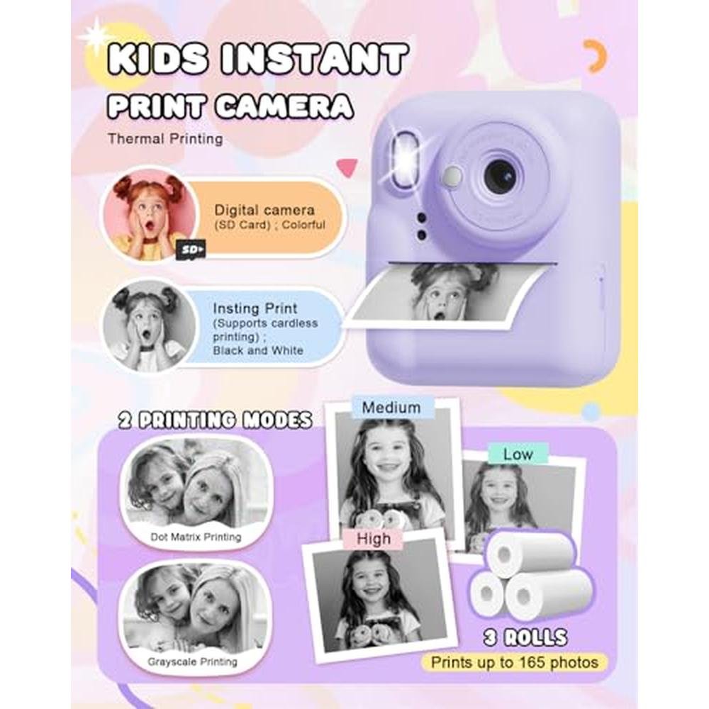 Kids Camera: Joyjam Instant Print Dual Lens Selfie Digital – Close-up Detail