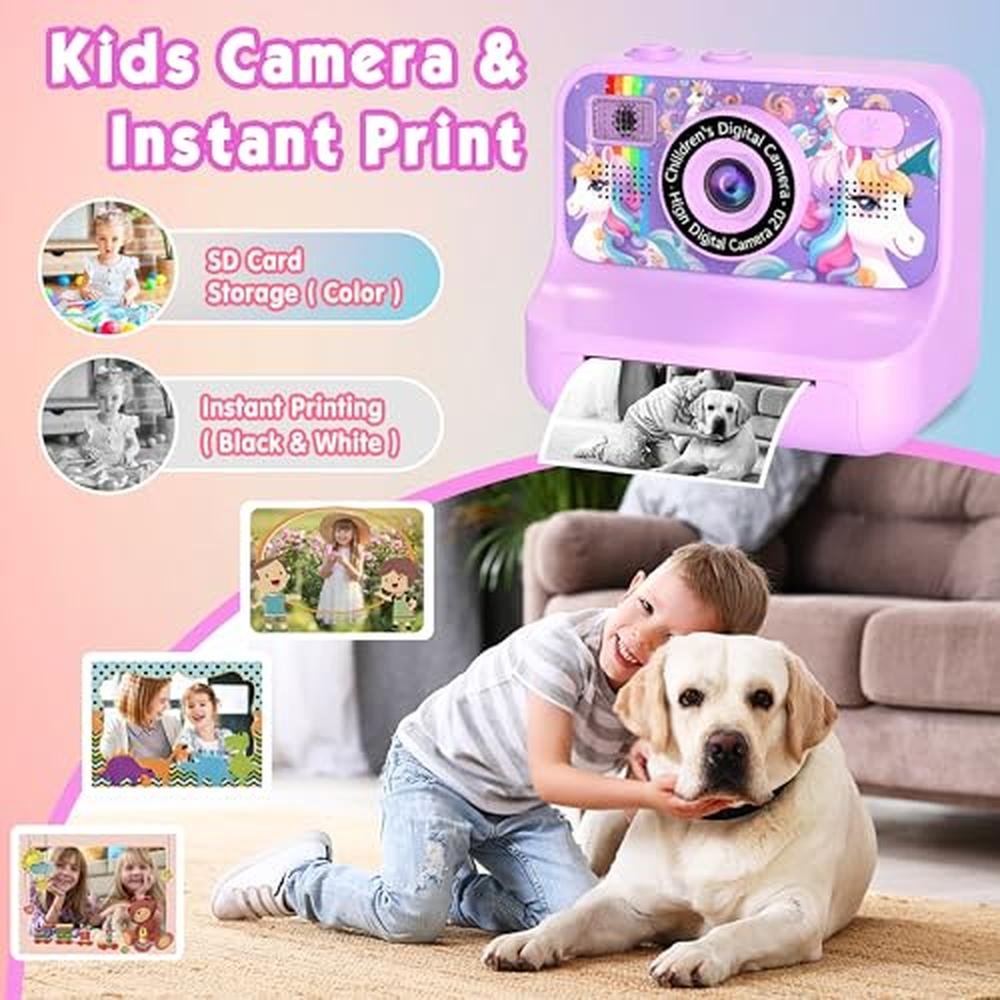 Kids Camera: Premium Instant Print Digital Camera with – In Use