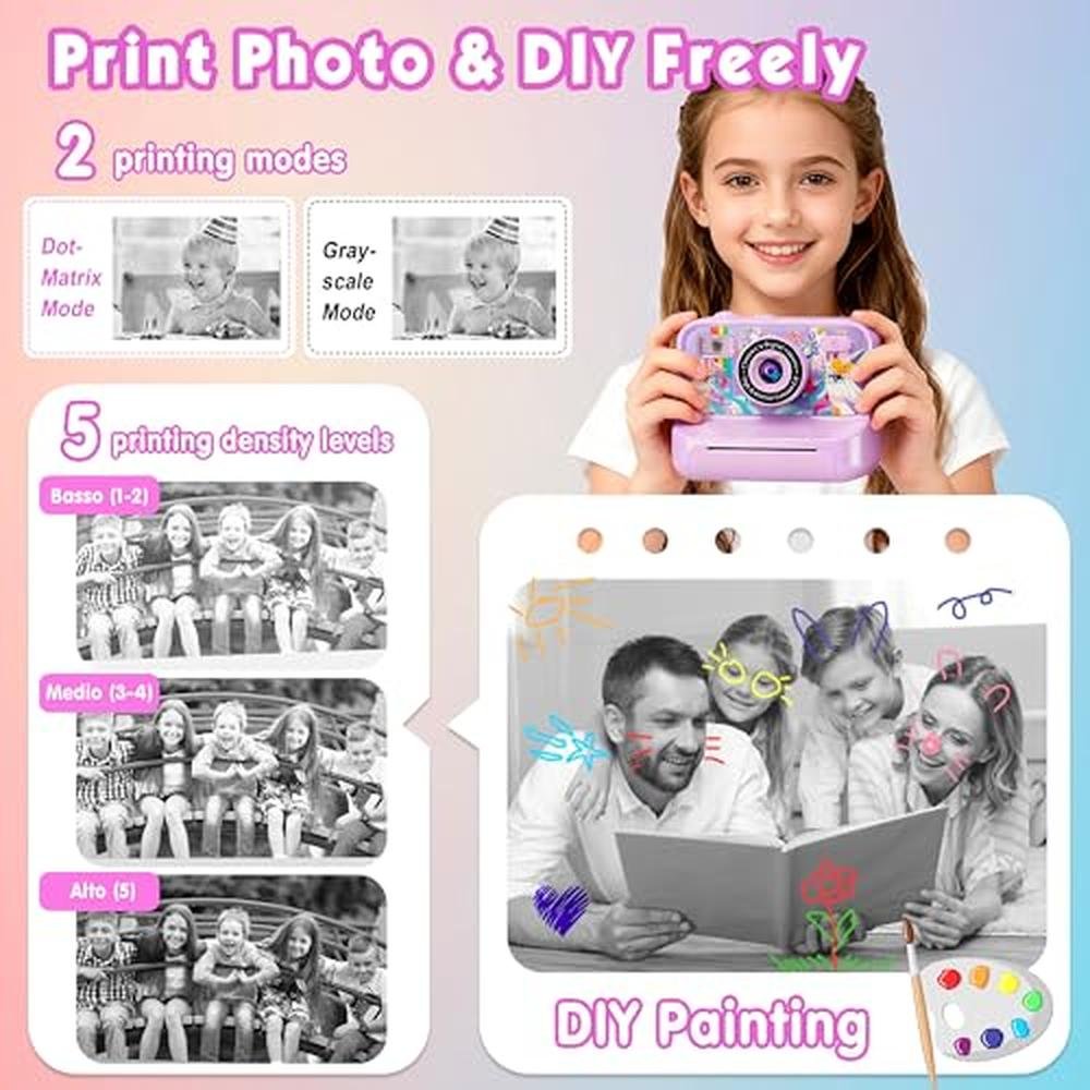 Kids Camera: Premium Instant Print Digital Camera with – Packaging