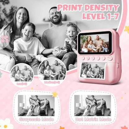 Kids Instant Print Camera: 3.0'' Screen 48MP Photo 1080p HD – In Use