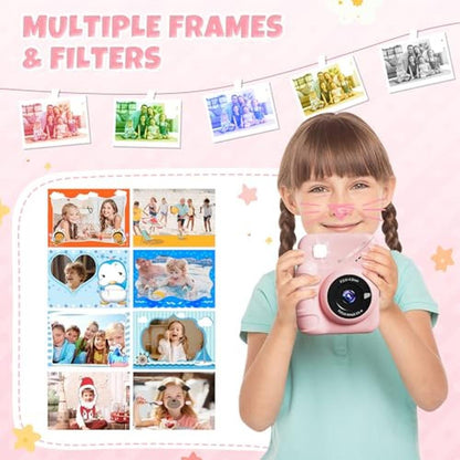 Kids Instant Print Camera: 3.0'' Screen 48MP Photo 1080p HD – Packaging