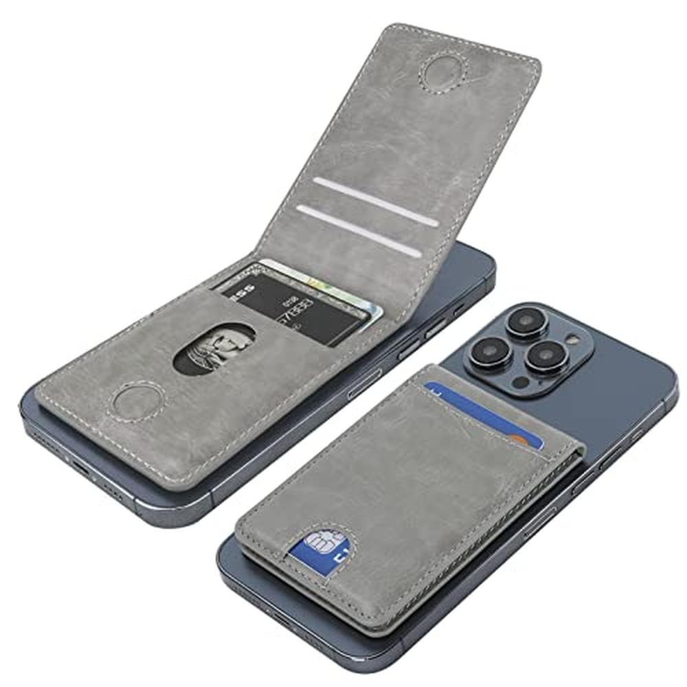 iPhone Wallet: KIHUWEY MagSafe Wallet Card Holder with – Front View