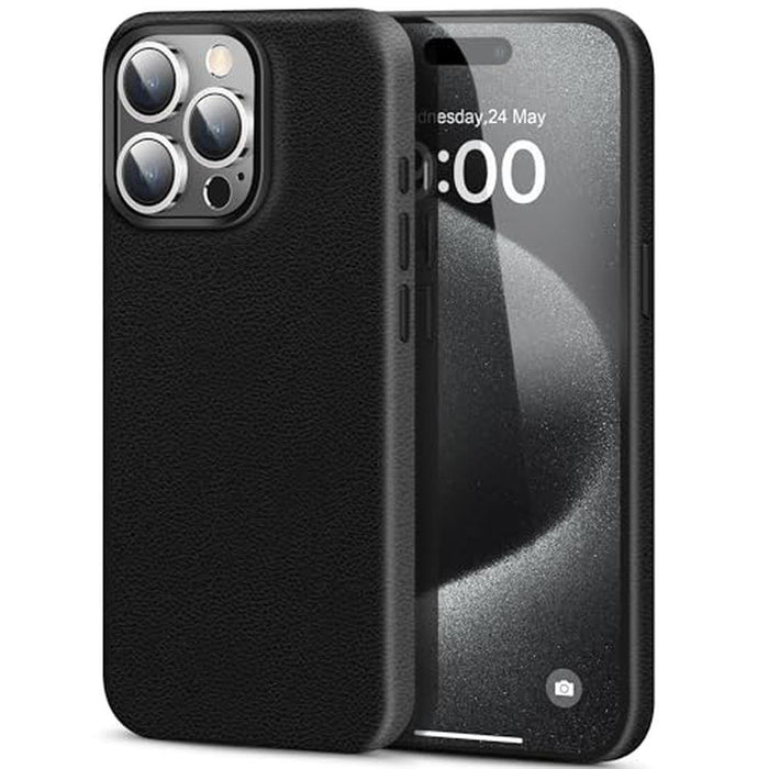 Kingflag Vegan Leather Magnetic Case – Front View