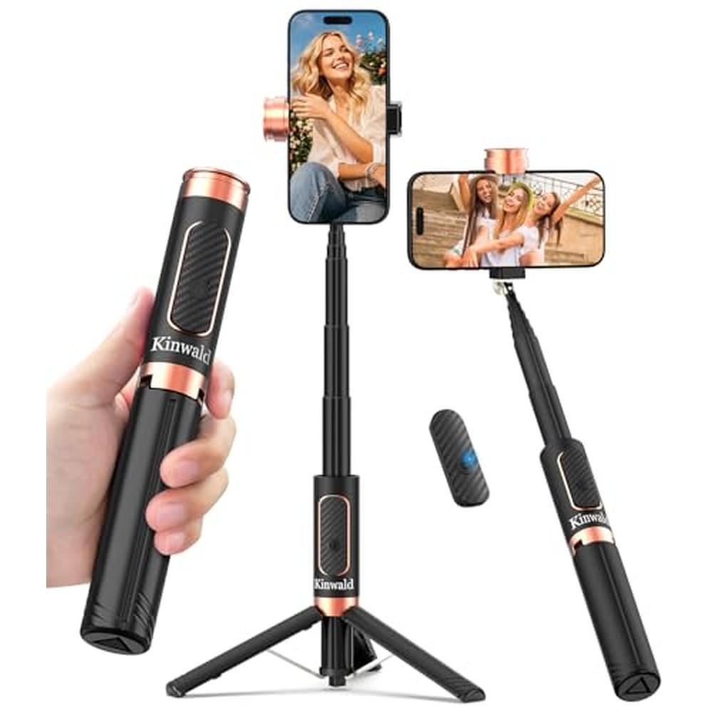 Tripod Kinwald: Kinwald Selfie Stick Tripod for iPhone – Front View