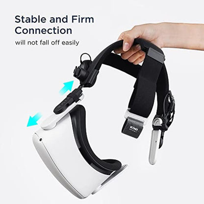 Strap for Quest 2 Controller: KIWI Design Deluxe Audio – In Use