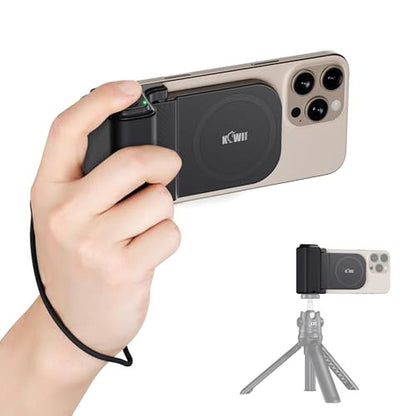 Magnetic Phone Camera Grip: KIWIFOTOS for iPhone 17 Magsafe – Front View