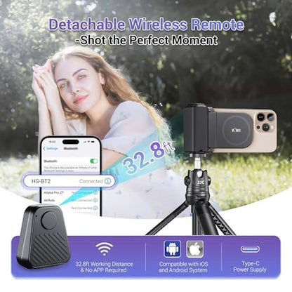 Magnetic Phone Camera Grip: KIWIFOTOS for iPhone 17 Magsafe – Side View