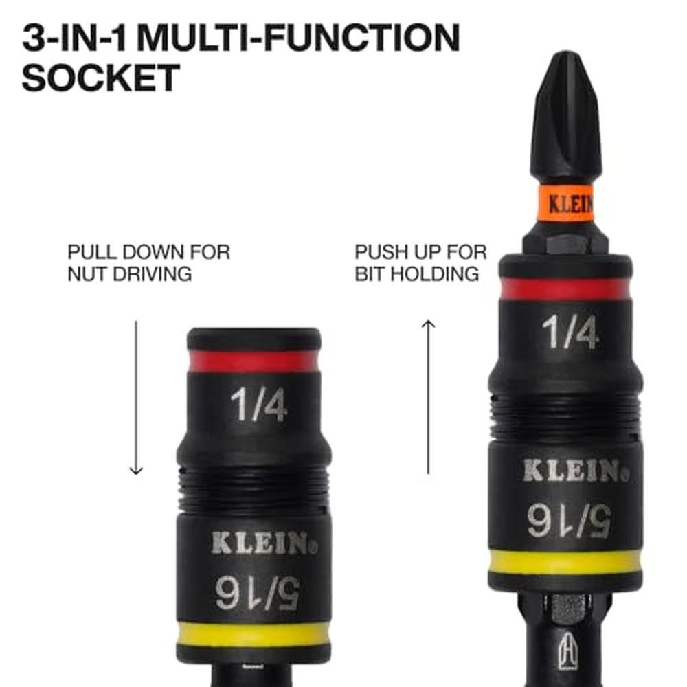 Klein Nut Driver Set: Klein 32516HD KNECT 16-in-1 – Side View