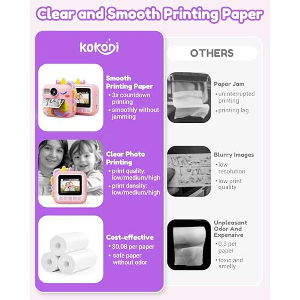 Kids Camera: KOKODI Instant Print Toddler Camera – In Use