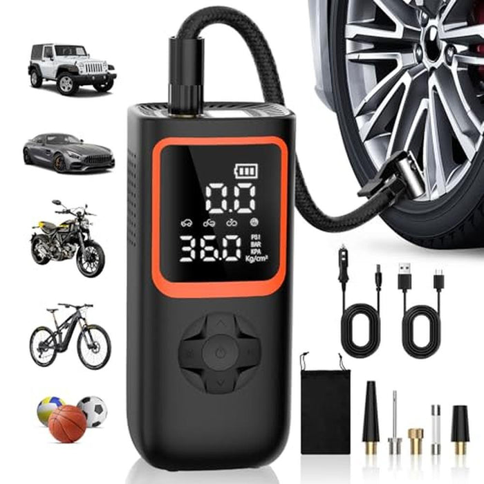 Air Compressor: KOLTGOO Tire Inflator Portable 150PSI – Front View