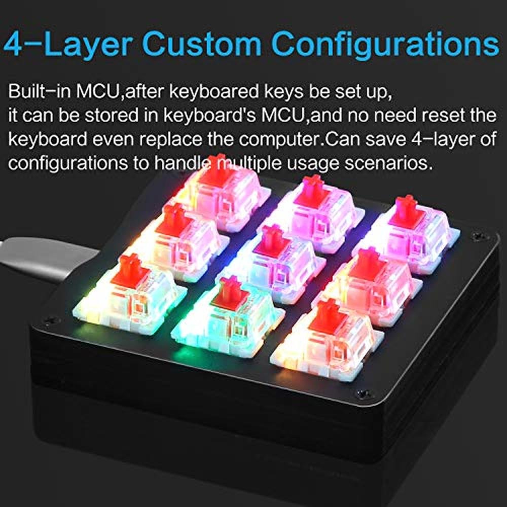 One Handed Keyboard: Koolertron One Handed Macro Mechanical – Packaging