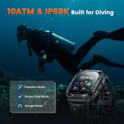 Kospet Tank M4 Smartwatch: KOSPET Full Stainless Steel – In Use