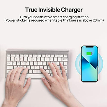 Wireless Charger KPON: KPON Invisible Wireless Charger 30mm – Side View