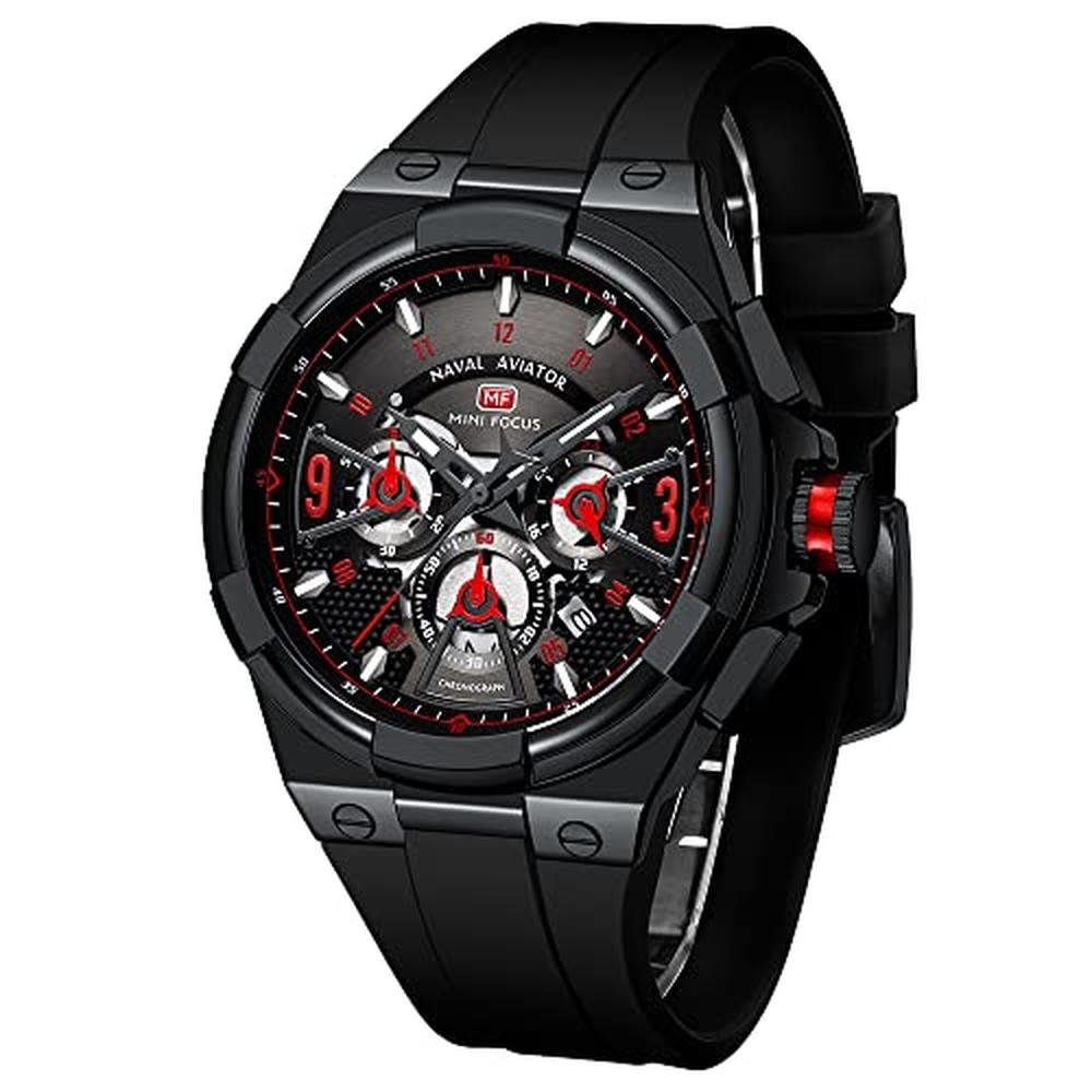 Watches Watch: KXAITO Mens Military Sport Waterproof – Front View