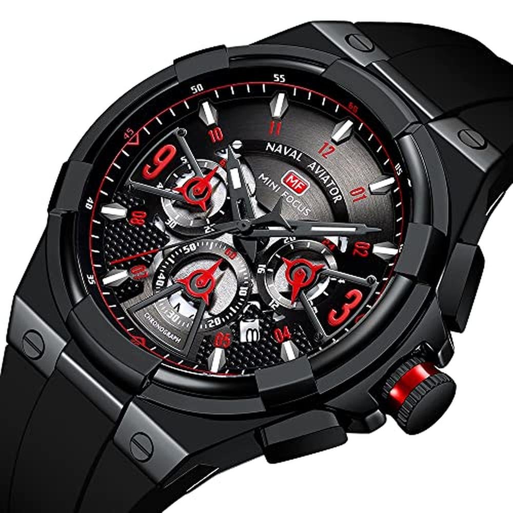 Watches Watch: KXAITO Mens Military Sport Waterproof – Side View