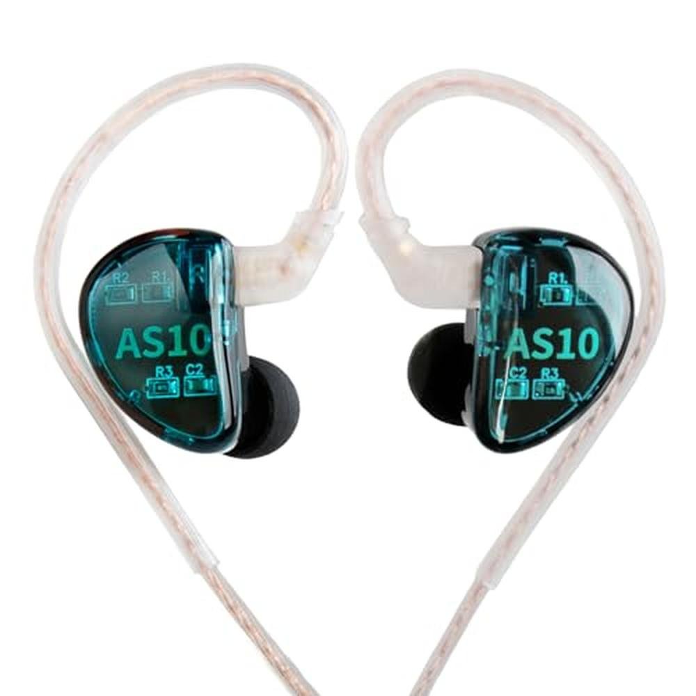 AS10 Monitors: KZ AS10 5 Balanced Armature Driver Noise – Front View