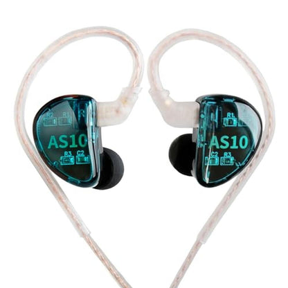 AS10 Monitors: KZ AS10 5 Balanced Armature Driver Noise – Front View