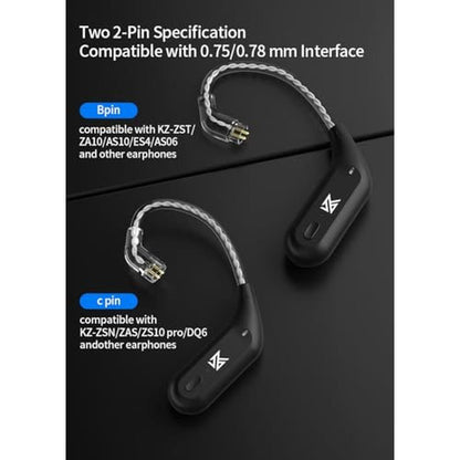 KZ ZS10 IEM: KZ AZ09 Bluetooth 5.4 Adapter – Packaging