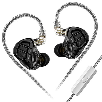 Ear Zar: KZ ZAR In-Ear Monitor 7BA 1DD Hybrid Drivers – Front View