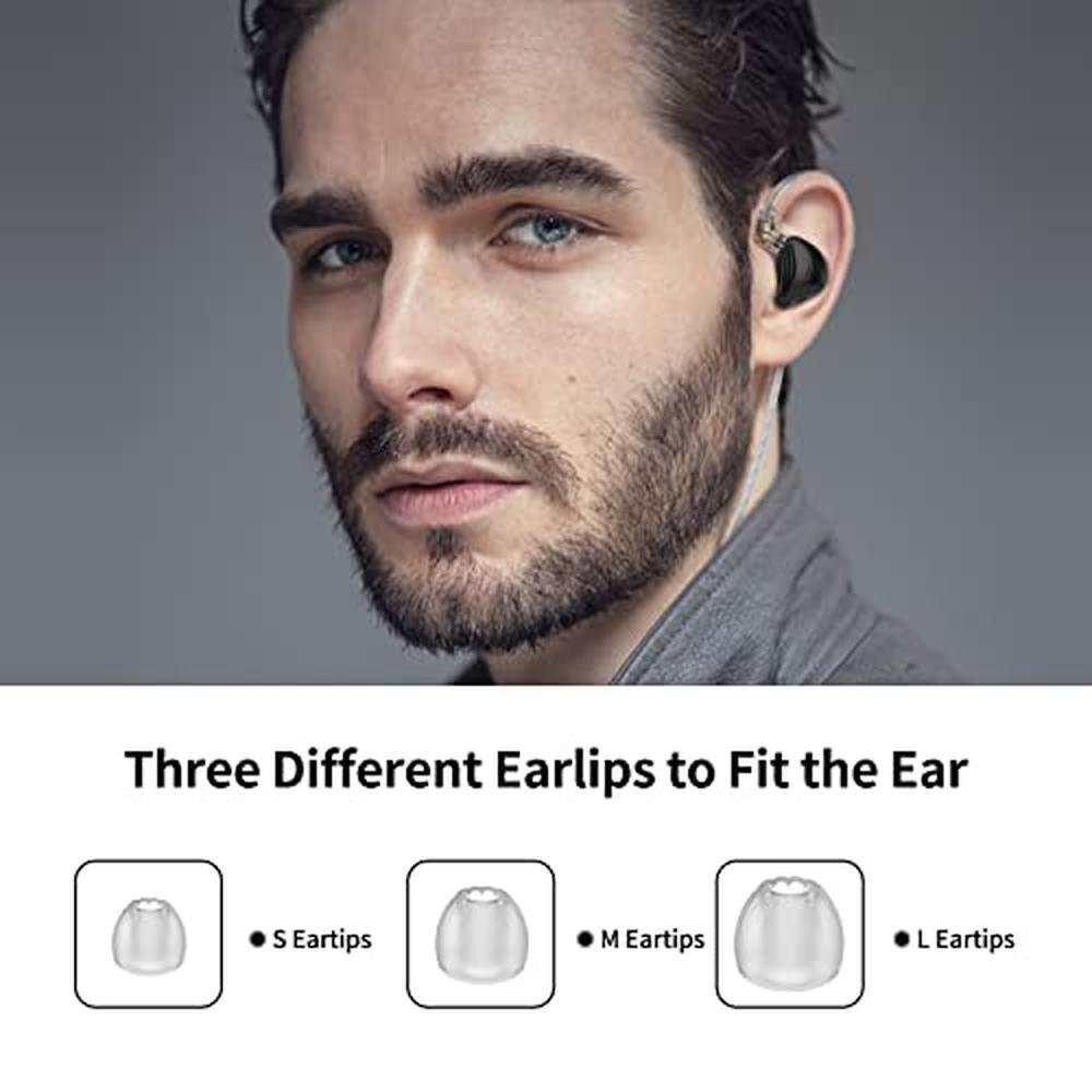 Earphone ZEX: KZ ZEX Wired Electrostatic Dynamic Hybrid – In Use
