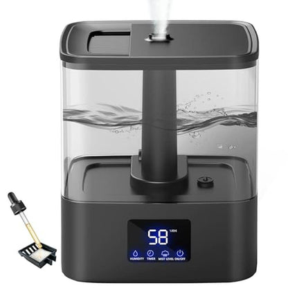 Bedroom Mist: KZF 4L Top Fill Humidifiers 60h Runtime Cool – Front View