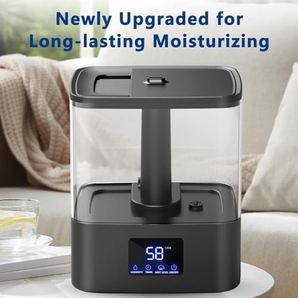 Bedroom Mist: KZF 4L Top Fill Humidifiers 60h Runtime Cool – In Use