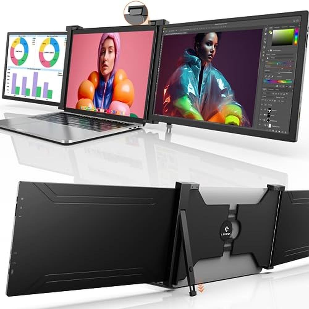 LIMINK S20: 15.4 Triple Portable Monitor – Front View