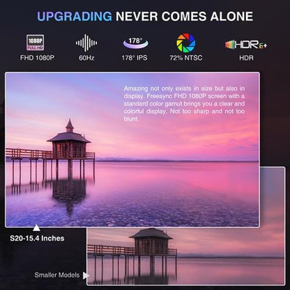 LIMINK S20: 15.4 Triple Portable Monitor – In Use
