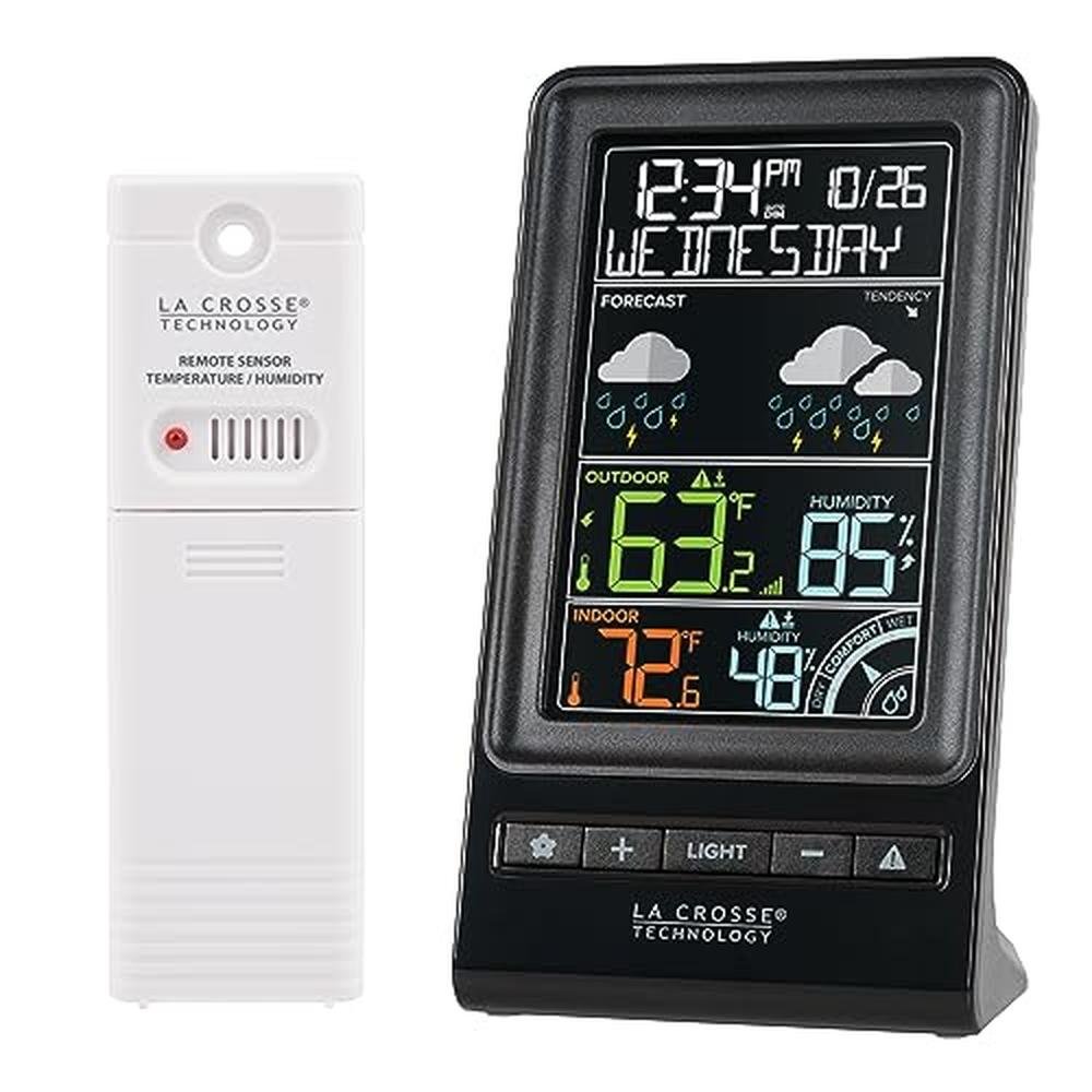 La Crosse Technology: 308-1415C Digital Multi-Color – Front View