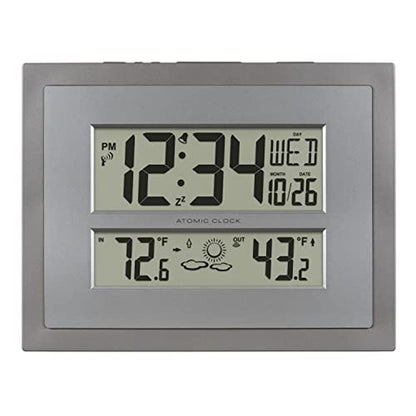 La Crosse Technology: Atomic Wall Table Clock 512-85937 – Front View