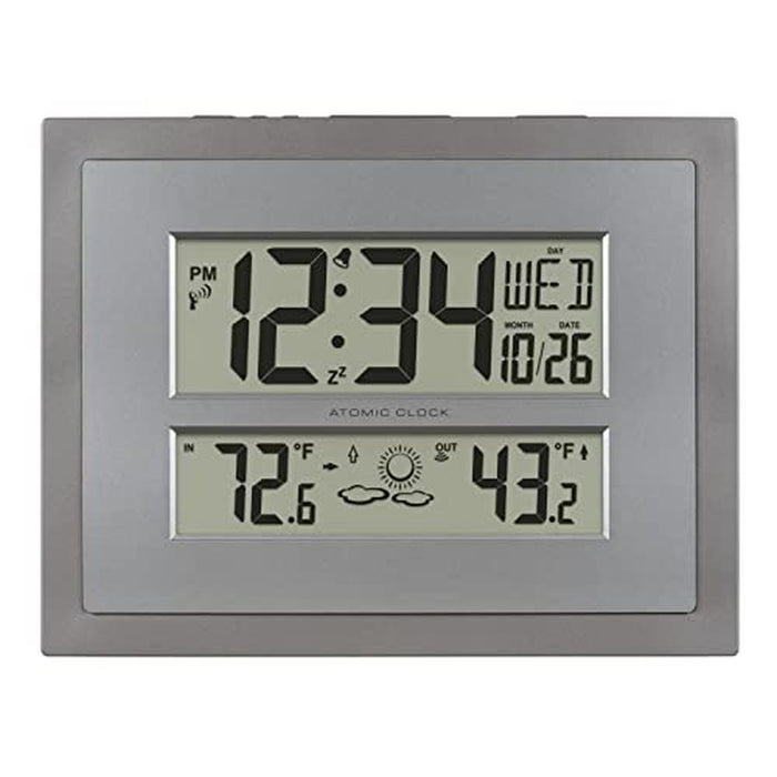 La Crosse Technology: Atomic Wall Table Clock 512-85937 – Front View