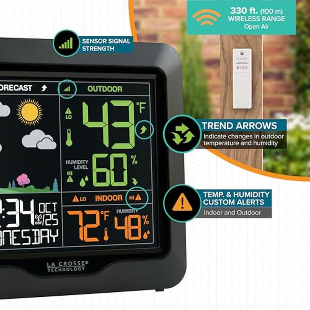 La Crosse Technology L78571: Wireless Color Forecast Station – Packaging