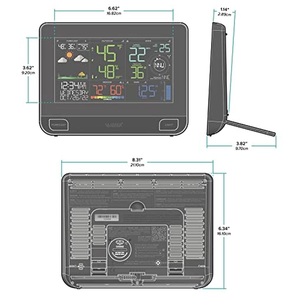 La Crosse Technology: Professional Smart Wi-Fi Weather – Close-up Detail