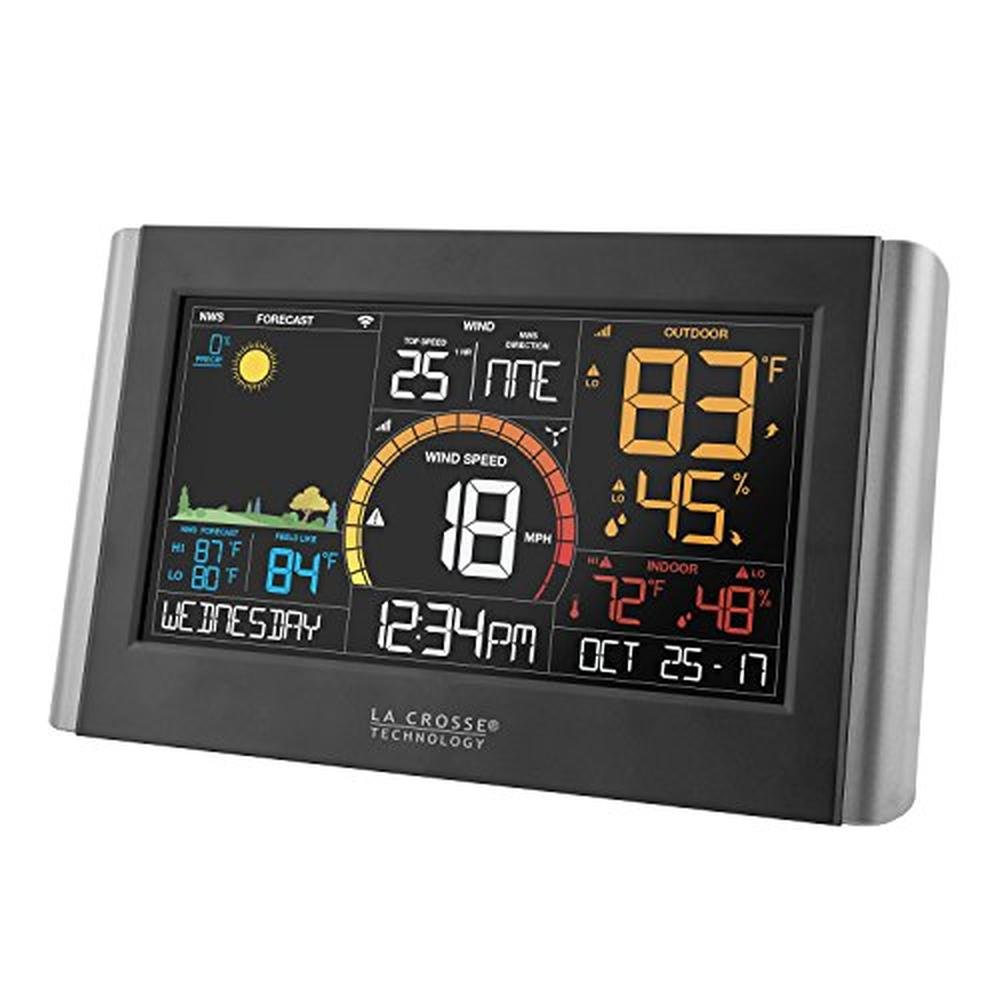 La Crosse Technology Wireless Wi-Fi Digital Weather and – Front View
